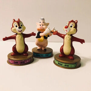 2002 Disney  McDonalds 100 Years of Magic Chip and Dale and Fifer Pig